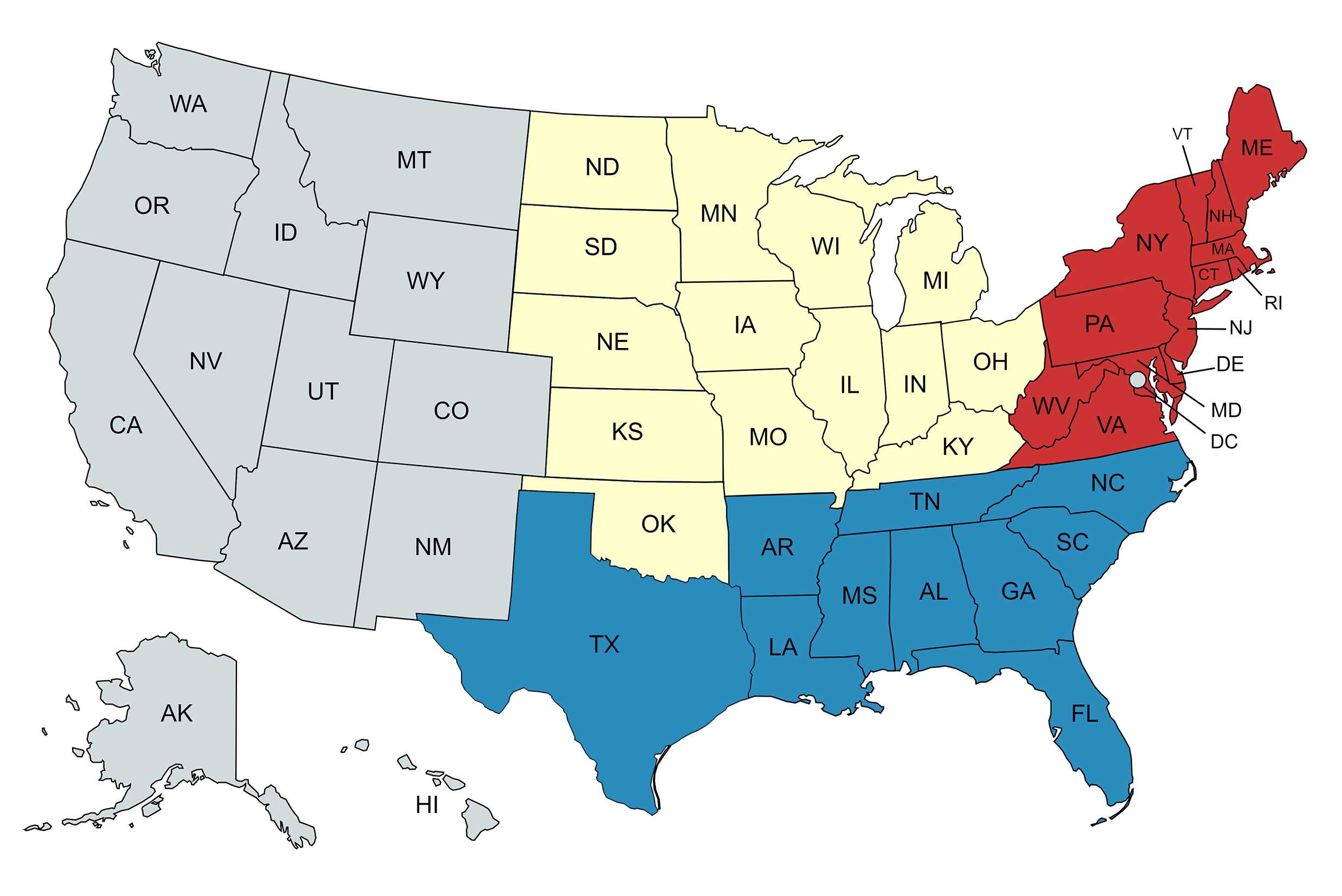 Sales Region Map